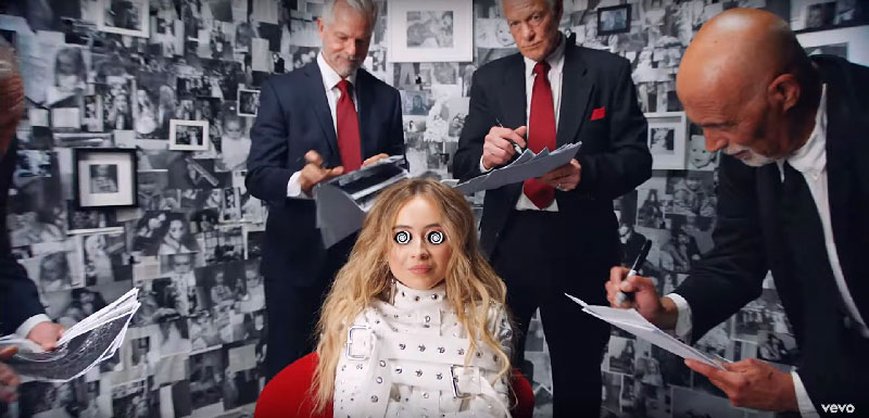 inmybed9 Sabrina Carpenter Desecrates an Actual Church in Her Highly Toxic Video 